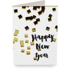 confetti happy new years folded card