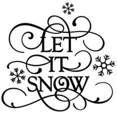 flourish phrase - let it snow