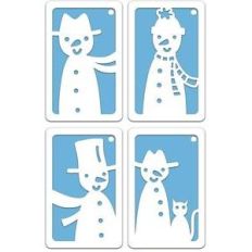 snowman gift tags