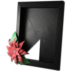 poinsettia 3d 4x6 photo frame