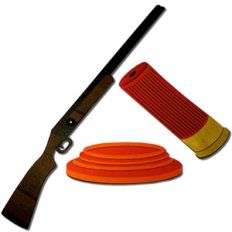 shotgun, shell, clay target
