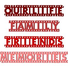 grunge film strips - famil- life- memories