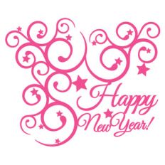 new year flourish corner