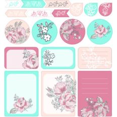 floral planner stickers