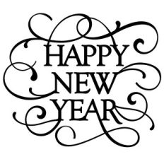 flourish phrase - happy new year