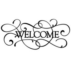 flourish word - welcome