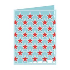 layered star card