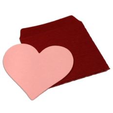 tiny heart note and envelope