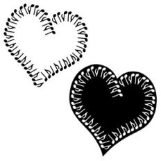 musical note heart