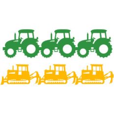 construction tractors borders