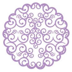 flourish scallop circle
