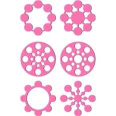 circle embellishments - geometric design