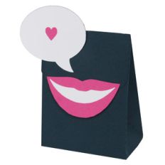 talking lips gift bag