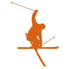 ski silhouette