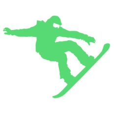 snowboarder silhouette