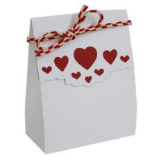 hearts fold over bag