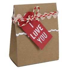 i love you tag and bag