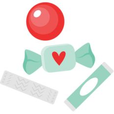 chewing gum set