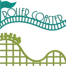 roller coaster borders