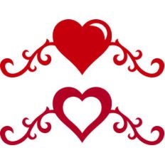 heart swirls
