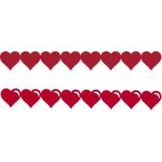 heart valentines day borders