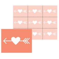 fold and tear valentine