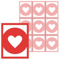 fold and tear valentine