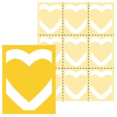 fold and tear valentine