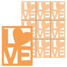 fold and tear valentine