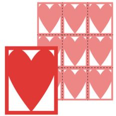 fold and tear valentine