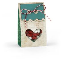 heart window treat wrap