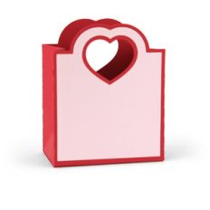heart handle favor bag