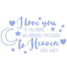 love you to the moon and stars