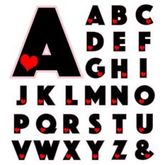 heart alphabet