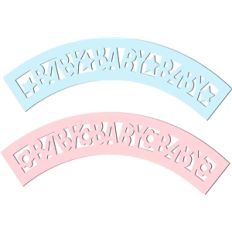baby cupcake wrapper set