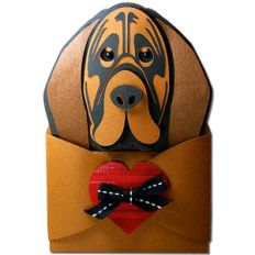 bloodhound hug gift card holder