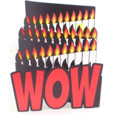 expanding birthday candle card