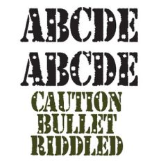 snf caution bullet riddled