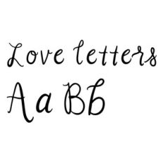 love letters font