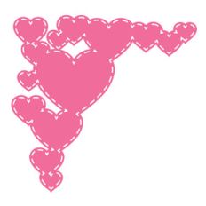 stitched heart corner