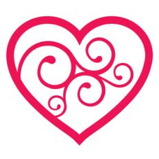 flourish heart border