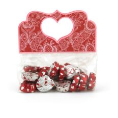 heart handle treat bag topper
