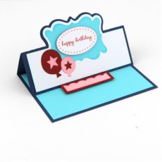 a2 happy birthday easel card