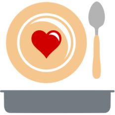 kitchenware heart