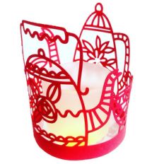 tea time papercut lantern