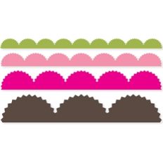 large pinking scallop border