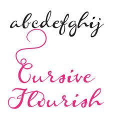 ld cursive flourish