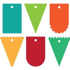 6 banner flag set