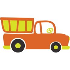 auto retro cutie dumptruck