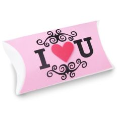 i heart u pillow box